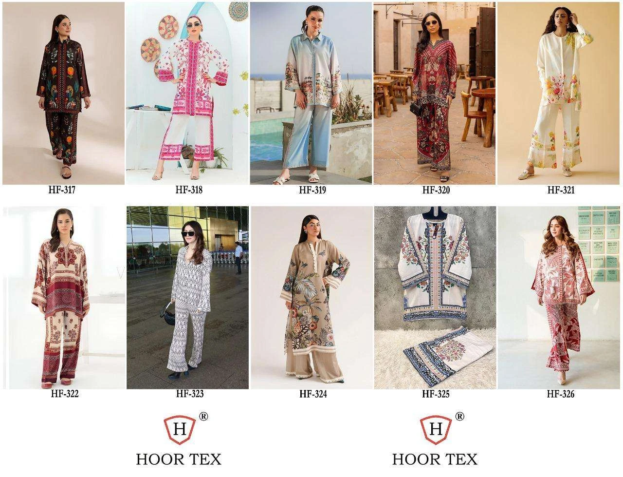 Hoor Tex Hoor Tex Design No – Hf 317 – 326