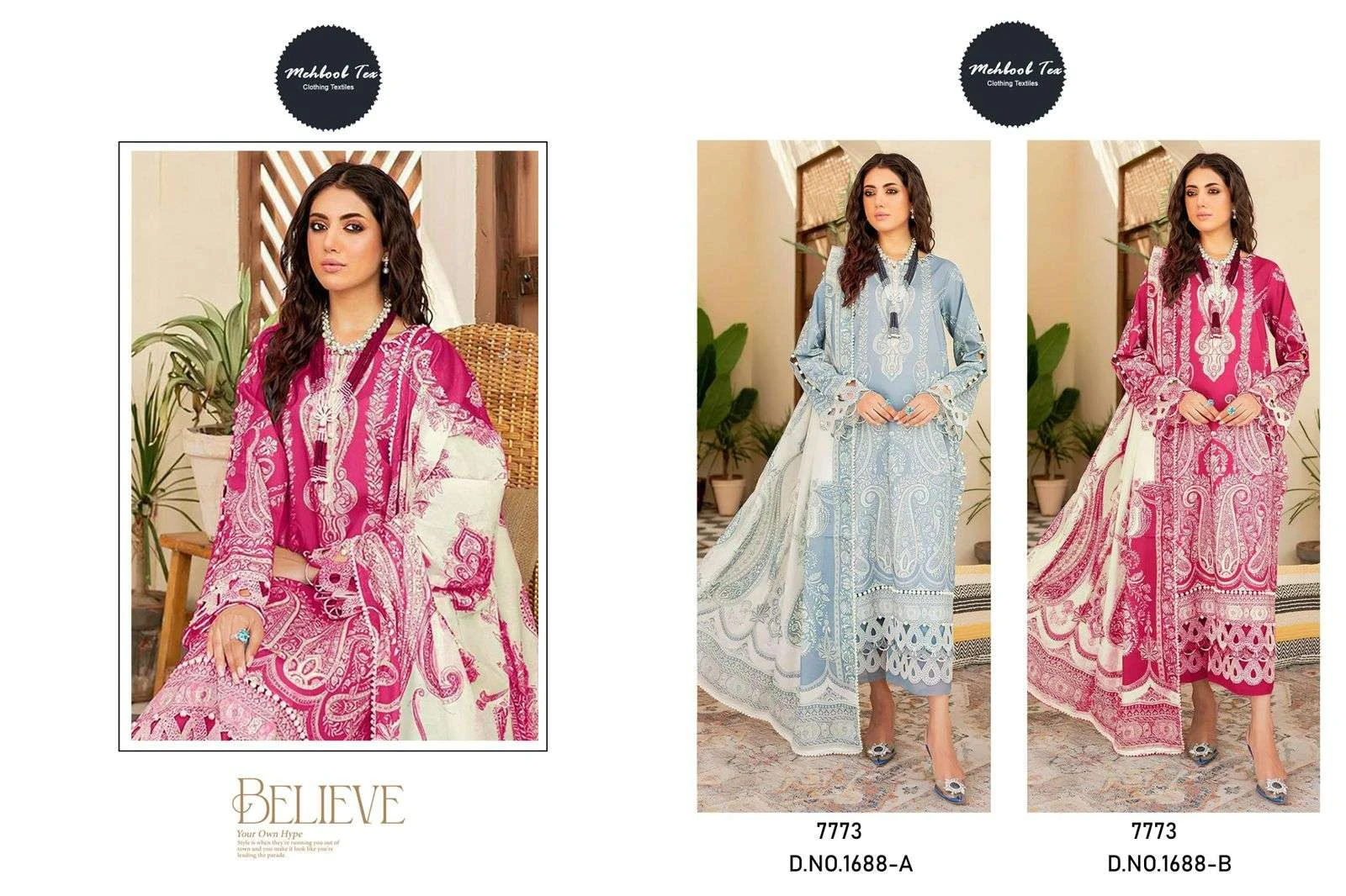 Mehboob Tex Design No – 1688 Ab