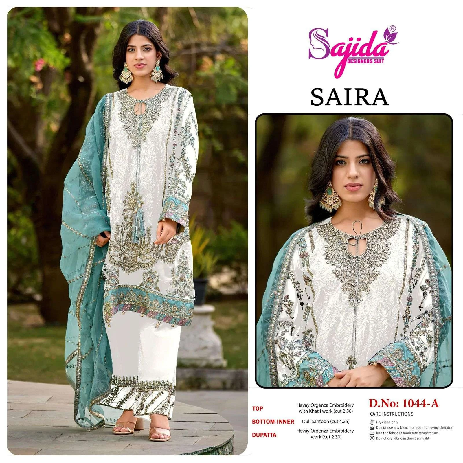 Sajida Sajida Designer Design No – 1044 Ab
