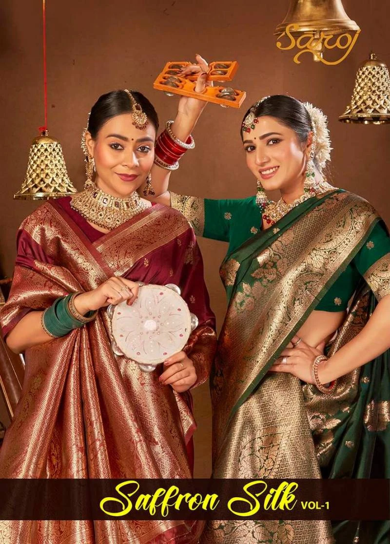 Saroj Saffron Silk Vol 1