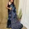 Sf Devsena a Japan Satin Digital Printed Saree