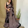 Sf Devsena a Japan Satin Digital Printed Saree