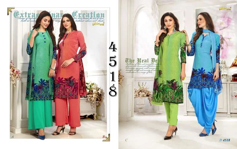 Vaishali Fashions Crepe Digital Printed Salwar Suit Vol 2