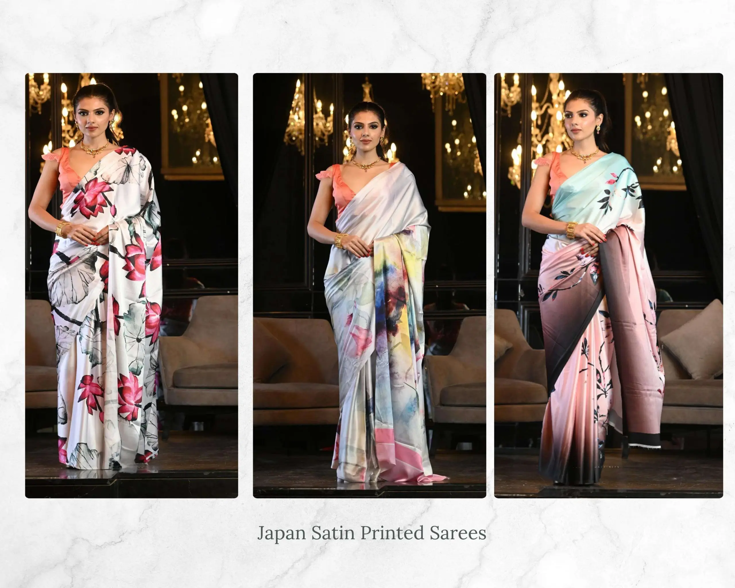 Yashree Art Yashree Art Heavy Japan Satin Printed Saree