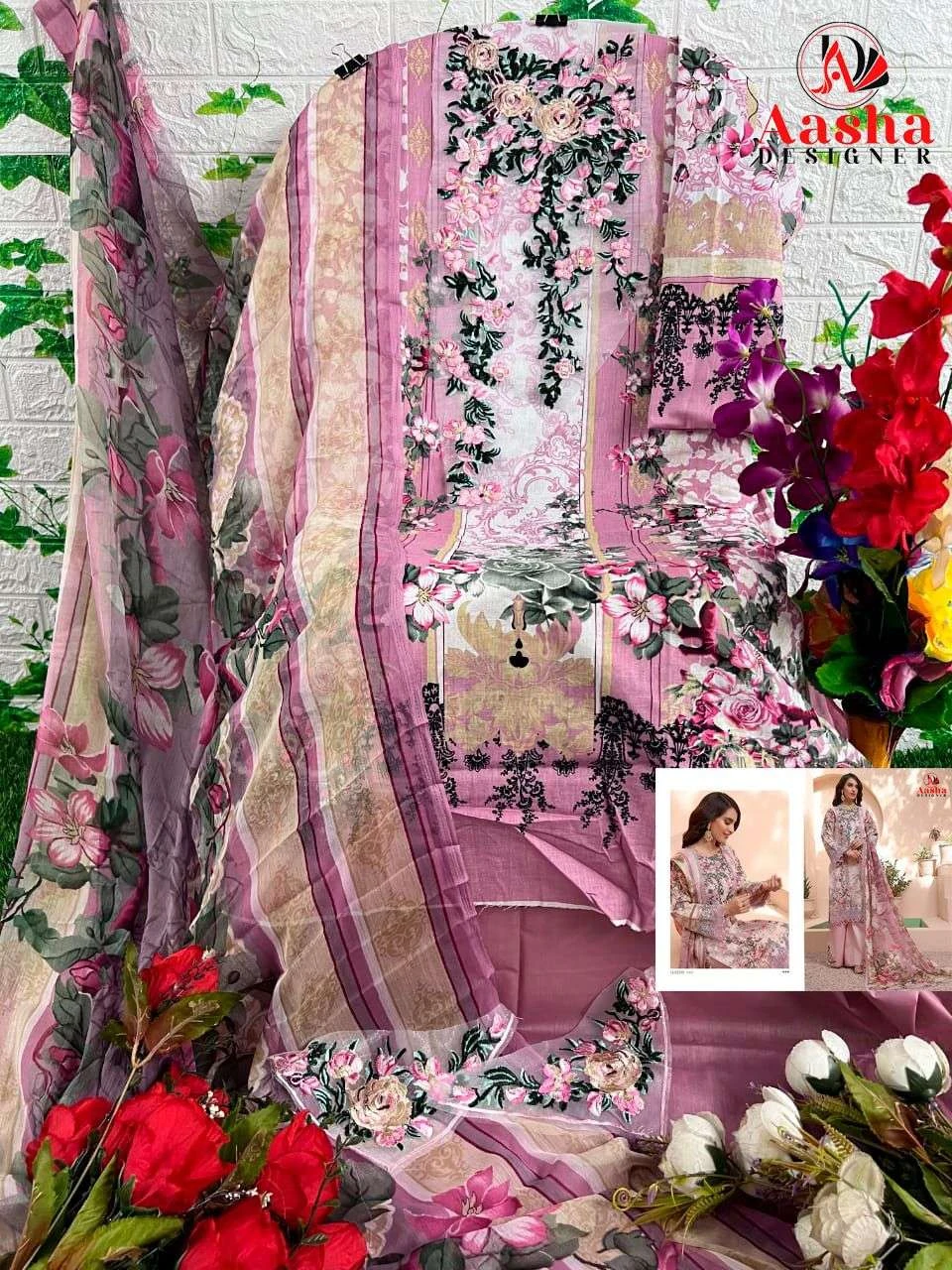 Aasha Designer Design No – 1004 Ab
