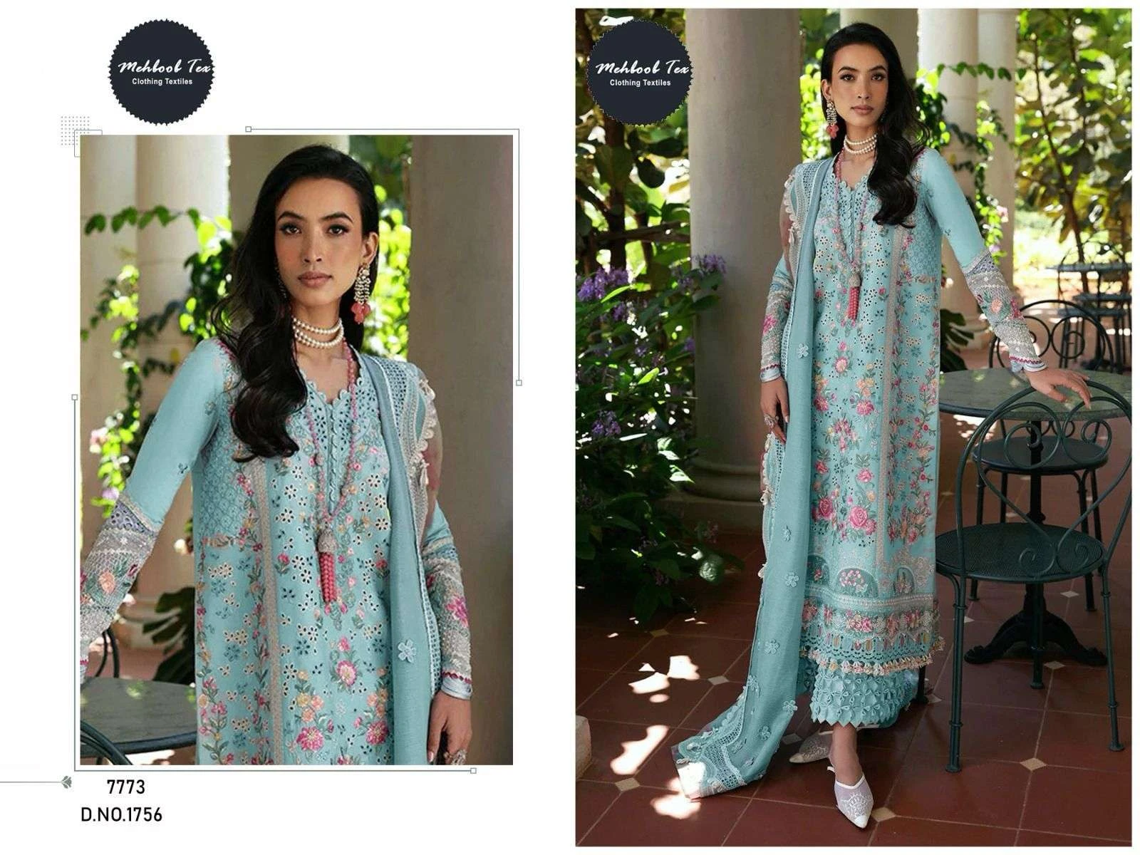 Mehboob Tex Design No – 1756 – 1757