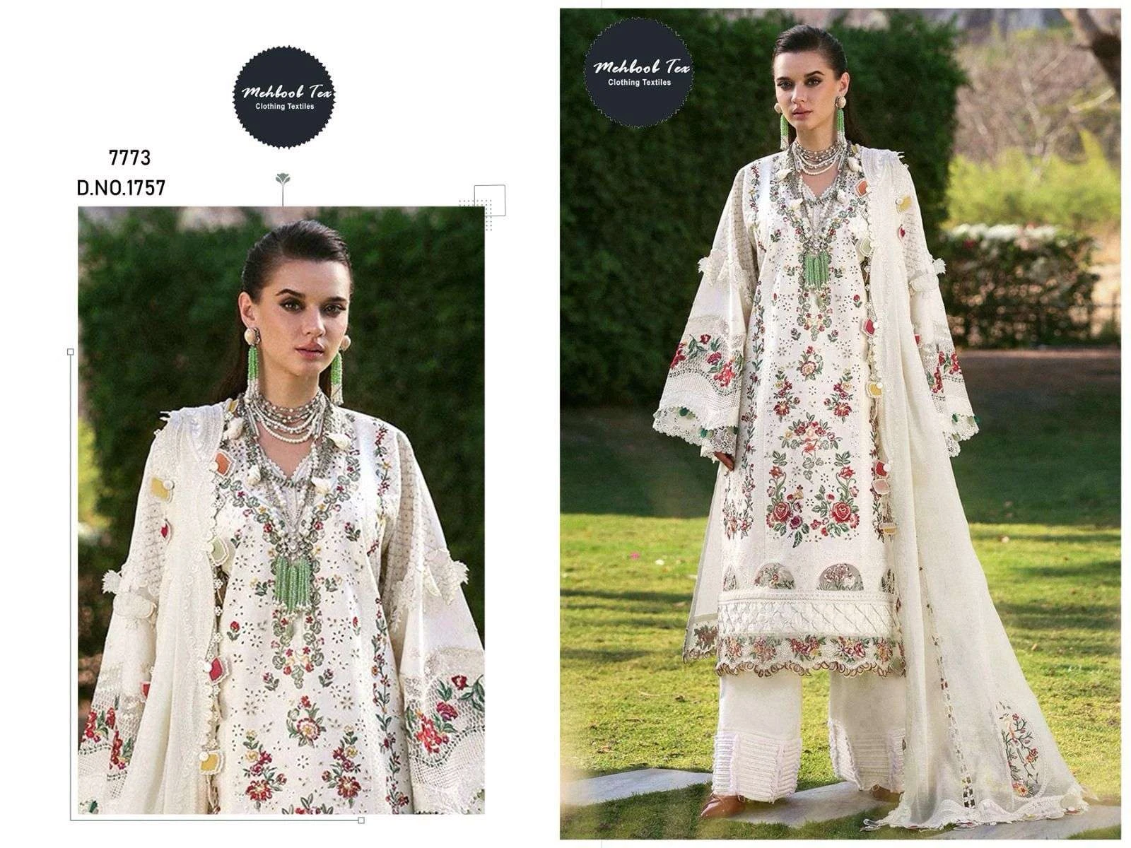 Mehboob Tex Design No – 1756 – 1757