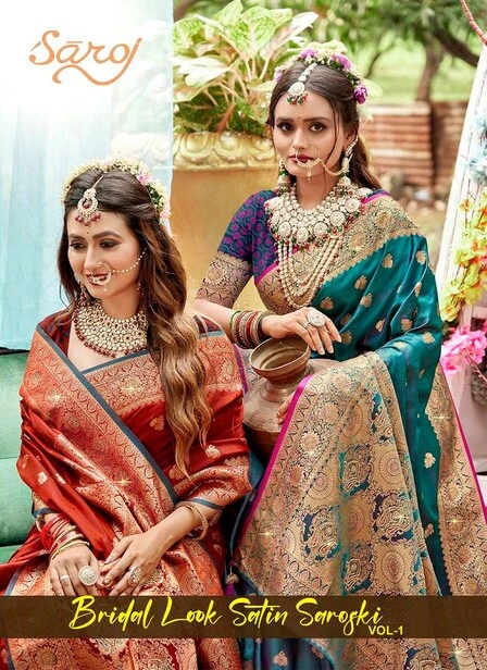 Saroj Bridal Look Satin Saroski Vol 1