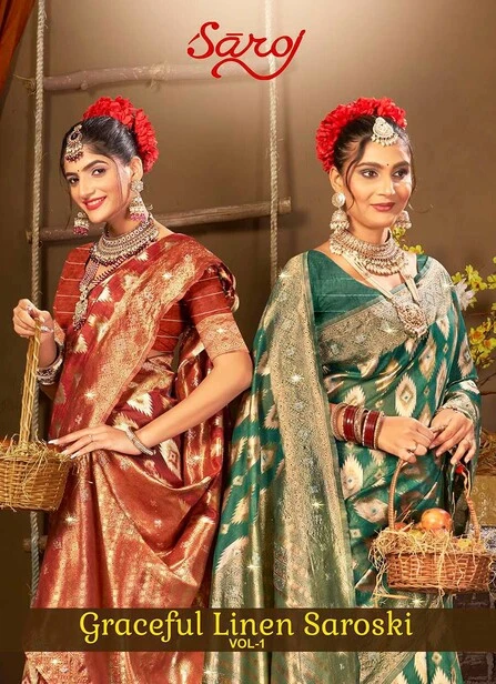 Saroj Gracefool Linen Saroski Vol 1