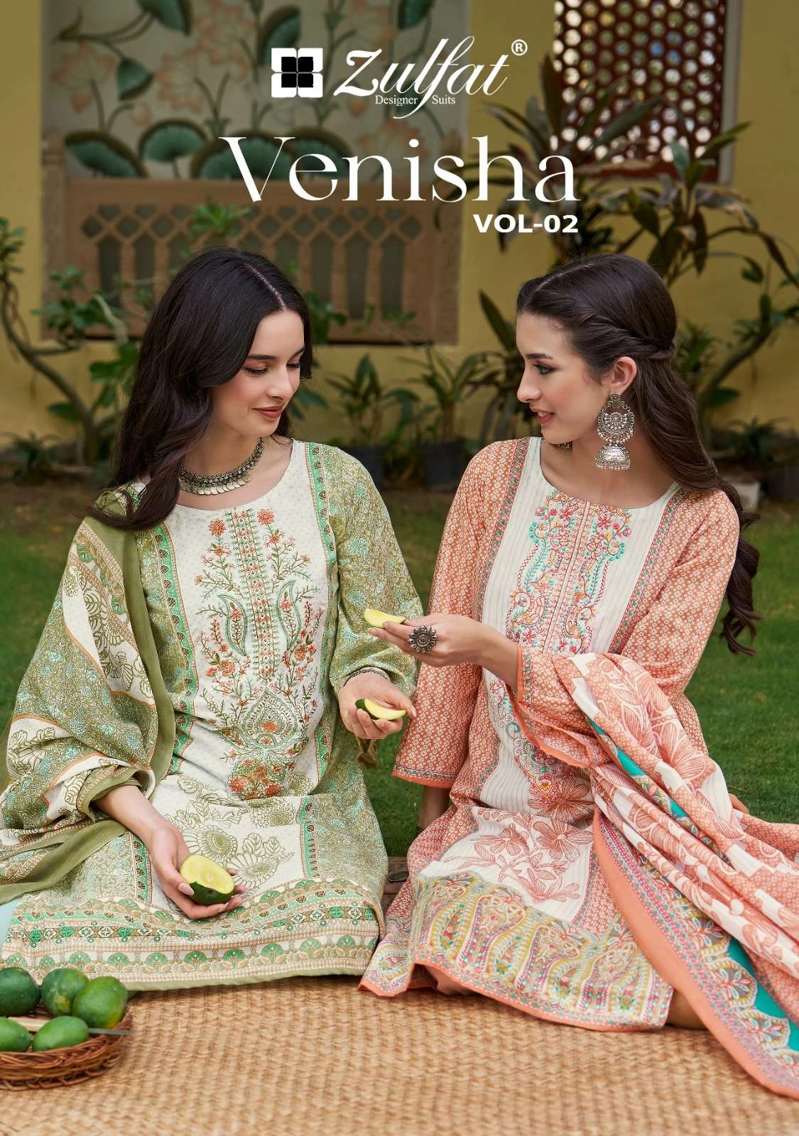 Zulfat Designer Suits Venisha Vol 2