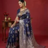 Ast Aadya Silk Vol 1 Silk Blend with Tassels Work Festive Wear Saree Collection