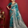 Ast Aadya Silk Vol 1 Silk Blend with Tassels Work Festive Wear Saree Collection