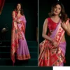 Gobuni Seerat Tissue Paithani with Lotus Zari Border Saree Collection