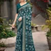 Kashvi Shabnam Vol 21 Dull Moss Foil Printed Fancy Saree Collection