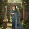 Kc 2087 Soft Crepe Silk Mirror Worked Beautiful Saree Collection