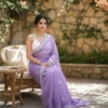 Kc 881 Pixel Crush with Cutdana Worked Party Wear Saree Collection