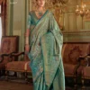 Kreshva Anupa Tissue Dharmavaram Silk Tradtional Wear Saree Collection