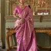 Kreshva Anupa Tissue Dharmavaram Silk Tradtional Wear Saree Collection