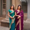 Lt Aurika Vol 12 Silk with Embroidery Work Party Wear Saree Collection