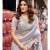 Lt Jimmy Vol 6 Cloud with Fancy Embroidery Work Saree Collection
