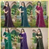 Lt Noor Vol 2 Fandy with Embroidery Work Fancy Saree Collection