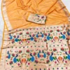 Mb 1180 Paithani Silk Golden Zari Embellished Saree Collection