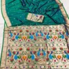 Mb 1180 Paithani Silk Golden Zari Embellished Saree Collection