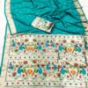 Mb 1180 Paithani Silk Golden Zari Embellished Saree Collection