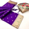 Mb 150 Paithani Silk Woven Work Traditional Saree Collection