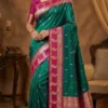 Mb 187 Premium Banarasi Silk Zari Butti Weaving Saree Collection
