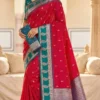 Mb 187 Premium Banarasi Silk Zari Butti Weaving Saree Collection