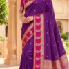 Mb 187 Premium Banarasi Silk Zari Butti Weaving Saree Collection
