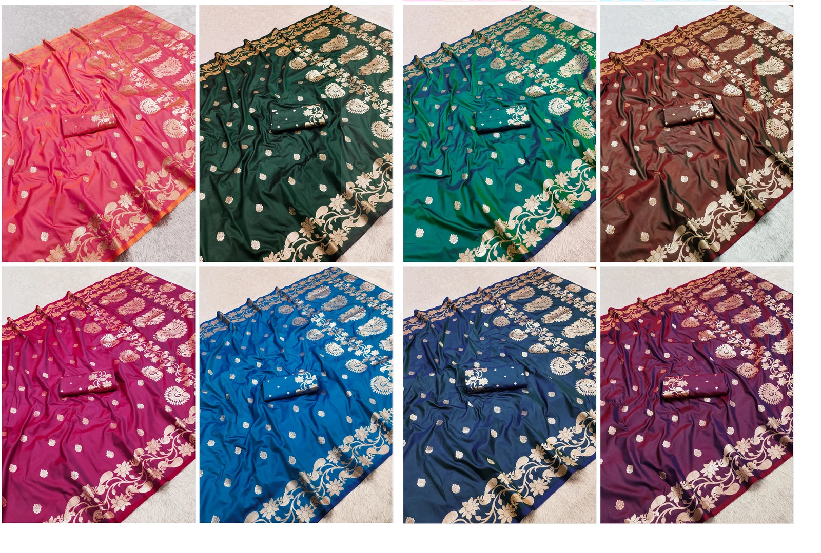 Mb 213 Banarasi Silk Zari Weaving Festival Saree Collection