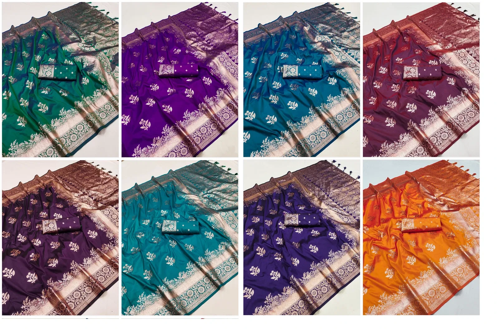 Mb 39 Soft Banarasi Silk Zari Weaving Festival Saree Collection