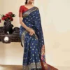 P 205 Silk Woven Work Festival Wear Saree Collection
