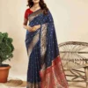 P 206 Silk Woven Work Traditional Wear Saree Collection