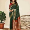 P 206 Silk Woven Work Traditional Wear Saree Collection