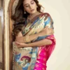 P 207 Silk Woven Work Traditional Wear Saree Collection
