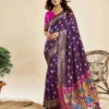 P 207 Silk Woven Work Traditional Wear Saree Collection