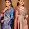 Saroj Vedika Satin Vol 2 Satin Silk Wedding Wear Saree Collection