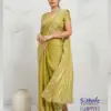 Sethnic Kaaya Verve Chiffon Velvet with Embroidered Saree Collection