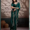 Sethnic Luminah Velvet Satin with Zarkan Border Party Wear Saree Collection