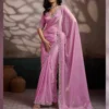 Sethnic Luminah Velvet Satin with Zarkan Border Party Wear Saree Collection