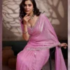 Sethnic Luminah Velvet Satin with Zarkan Border Party Wear Saree Collection