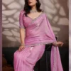Sethnic Luminah Velvet Satin with Zarkan Border Party Wear Saree Collection