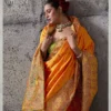 Sethnic Riyasat Makhmal Satin Silk Meenakari Traditional Wear Saree Collection