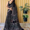 Sf Ajrakh Vol 1 Soft Japan Satin Ajrakh Printed Saree Collection