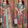 Shc Axita Vol 1 Premium Cotton Silk Kalamkari Printed Saree Collection