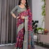 Shc Handloom Vol 1 Linen Floral Printed Saree Collection