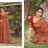 Vipul Heritage Silk Vol 14 Crepe Printed Casual Wear Saree Collection